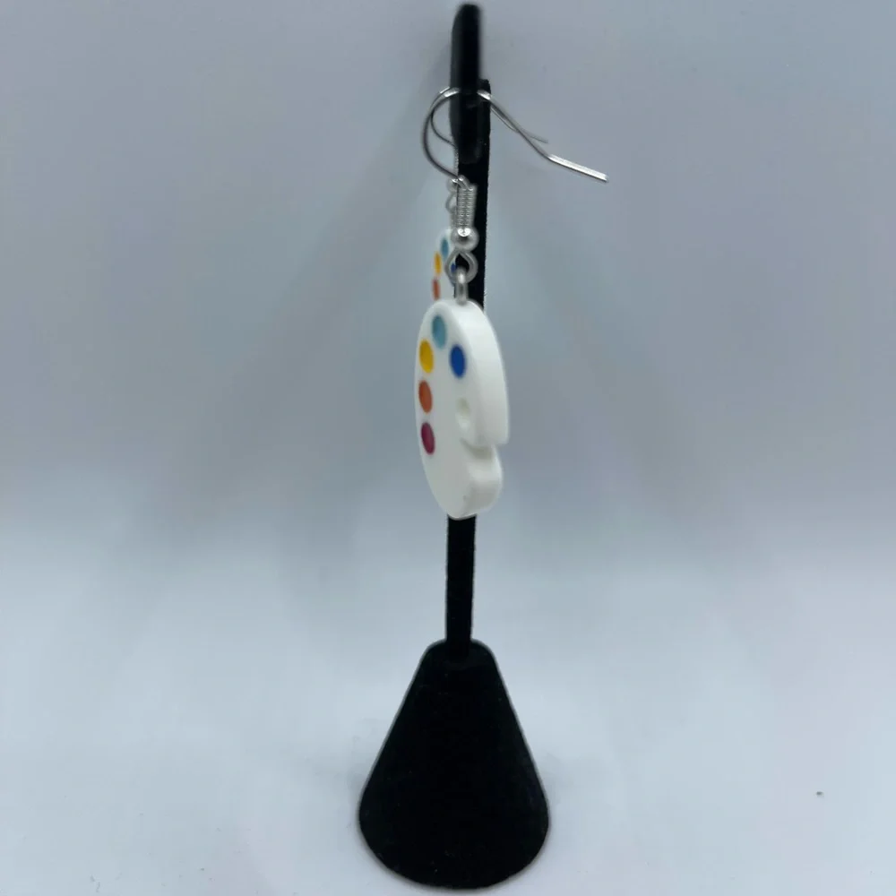 3 for $20 Fun Painters Pallet Dangle Earrings “You Pick 3” - Picture 5 of 8